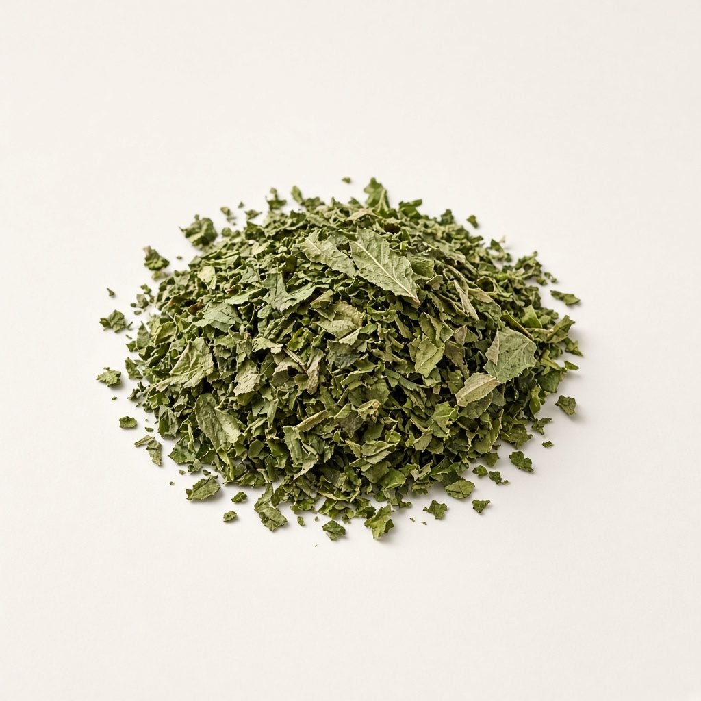 Dried mint leaves